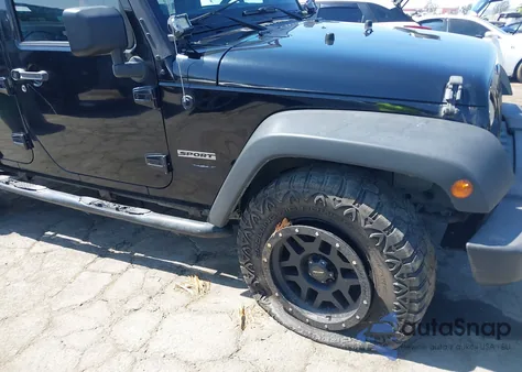 2012 Jeep Wrangler Unlimited Sport z USA, uszkodzony, nr VIN 1C4BJWDG5CL163097